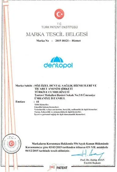 Marka Tescil Belgesi 2